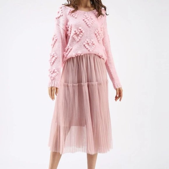 Chicwish Sweaters - Chicwish Knit Your Love Sweater
